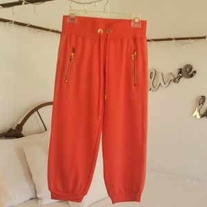 Ladies BEBE Coral 3/4 length SWEATS